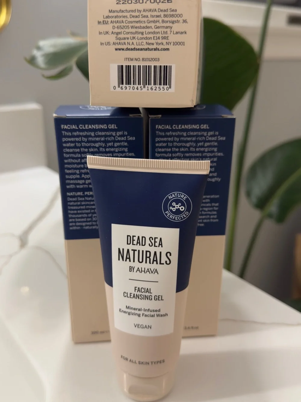 AHAVA Dead Sea Naturals Facial Cleansing Gel – Bundle of 3